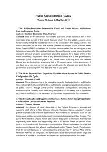 Public Administration Review Volume 70, Issue 3, May/Jun. 2010 1