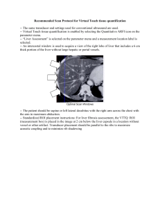 Siemens Virtual Touch Liver Scan Procedure