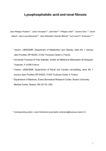 Lysophosphatidic acid and renal fibrosis - HAL