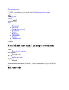 Example contract for goods
