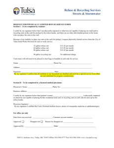 Special Services Form