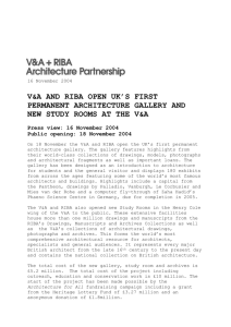 Download: V&A And Riba Open UK`s First Permanent Architecture