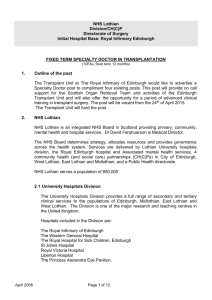 fixed term specialty doctor in transplantation