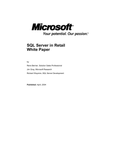 SQL Server - Microsoft