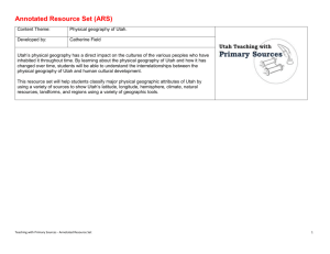 ARS_Utah`s Latitude and Longitude
