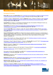 ARI publication list 2011 (updated) accessible version