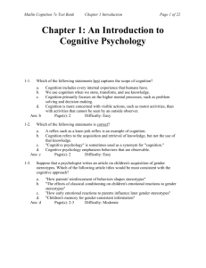Cognition, 7th Edition
