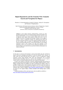 Semantic Web Enabled Digital Repositories