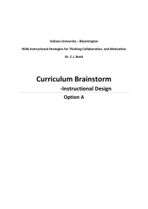 Curriculum Brainstorm - Mypage at Indiana University