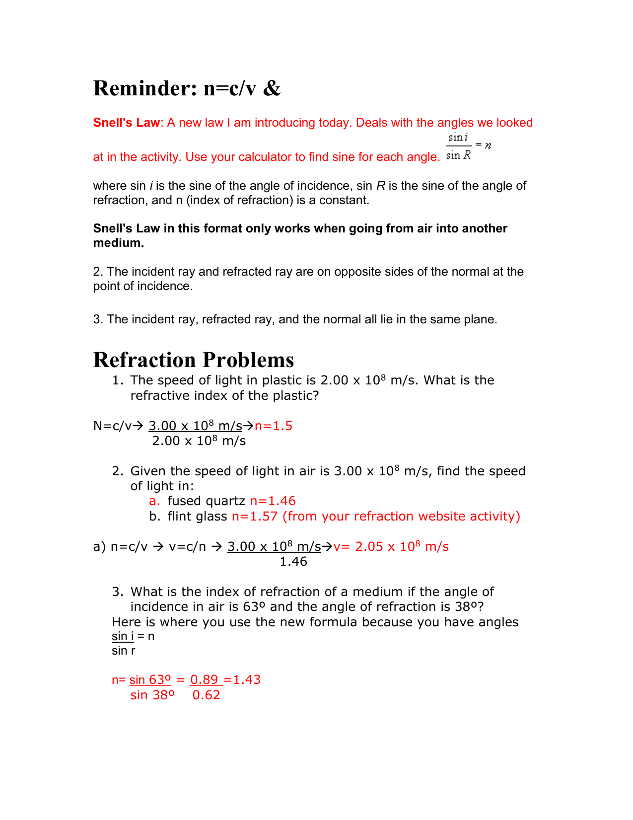 Homework Answers Gr 10