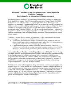 Financing Clean Energy and Protecting against Climate Impacts in