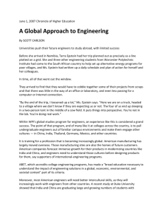A Global Approach to Engineering
