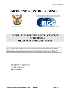 medicines control council