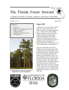 Timber Tax Tips for 2003 - School of Forest Resources & Conservation