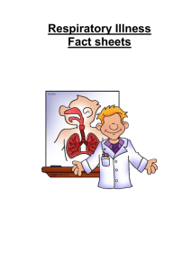 Respiratory Illness Fact sheets