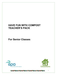 Have Fun With Compost Teacher`s Pack