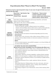 Drug Information Sheet ("Kusuri-no