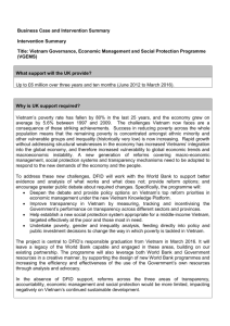 Title: Vietnam Governance, Economic Management and Social