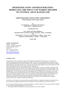 1st Annual report - The Macaulay Land Use Research Institute