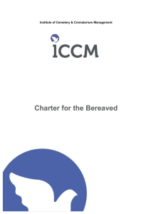 Charter for the Bereaved - Institute of Cemetery and Crematorium