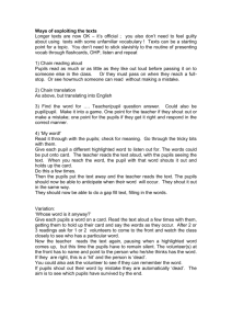 Ways of exploiting the texts - Hertfordshire Grid for Learning