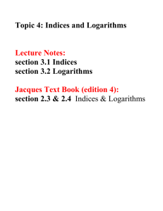 Topic 3: Sequences and Series