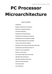 PC Processor Microarchitecture