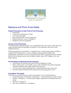 Barbecue and Picnic Food Safety