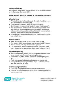 Notes from the Street Charter discussion (Word, 146KB)