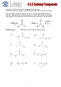 4.1.2 Aldehydes and Ketones Booklet