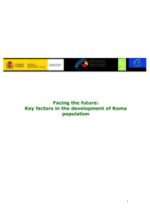 key factors for the development of roma population