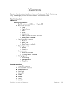 Science Proficiency Assessment Template