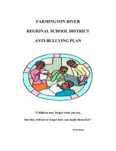 Anti-Bullying Prevention and Intervention Plan