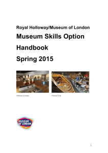 Course Handbook - Royal Holloway