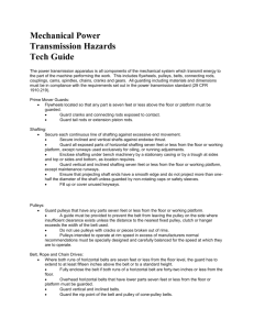 Mechanical Power Transmission Hazards Tech Guide