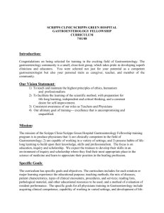 Fellowship Curriculum (updated 7-1-2008)
