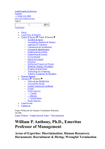 William P. Anthony Vita - LexVisio | Legal Experts & Services