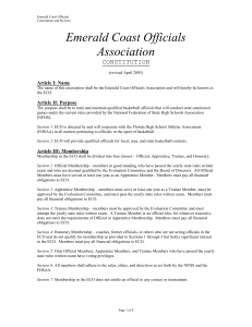 Emerald Coast Officials Association