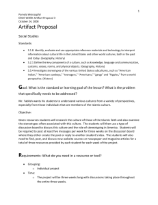 1 Pamela Weinzapfel EDUC W200: Artifact Proposal 3 October 24