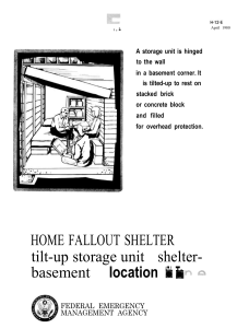 FEMA Fallout Shelter Plan