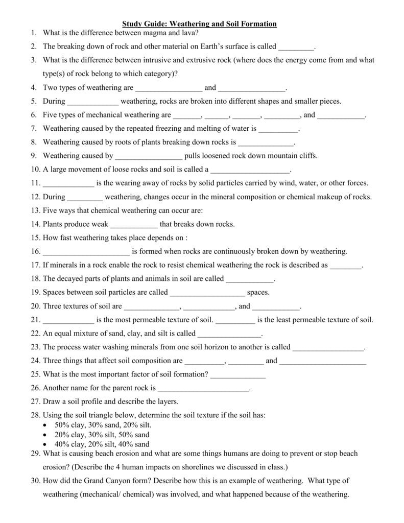 study-guide-chapter-14-weathering-and-soil-formation