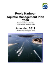 Poole Harbour Aquatic Management Plan