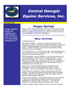 March&April 2006 Newsletter - Central Georgia Equine Services