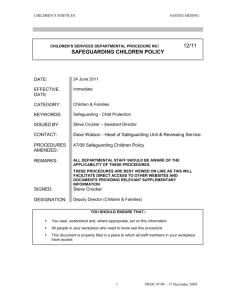 12/11 Safeguarding Children policy 584kb