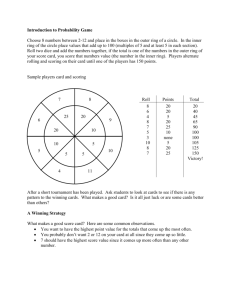 Introduction to Probability Game