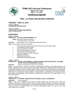 - Texas Floodplain Management Association