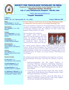 STPI Newsletter Volume 3 - Society of Toxicologic Pathology