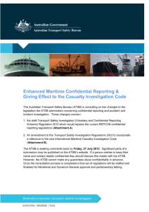 Enhancing Maritime Confidential Reporting & Giving Efect to the