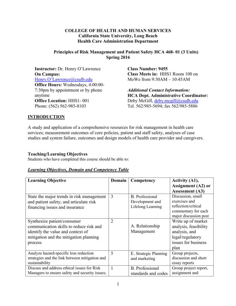 patient safety and risk management ppt risk management in nursing