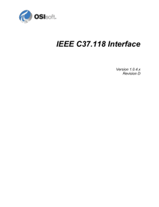 IEEE C37.118 Interface